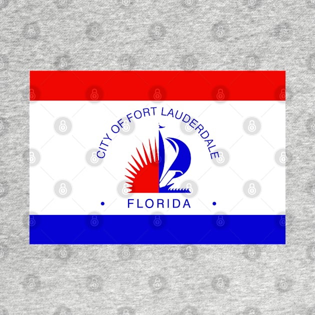 Flag of Fort Lauderdale, Florida by Vladimir Zevenckih